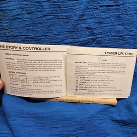 NES Nintendo adventure island manual only no game