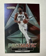 2022-23 JOEL EMBIID Panini Prizm Prizmatic Silver Refractor #19 Prismatic 76ers