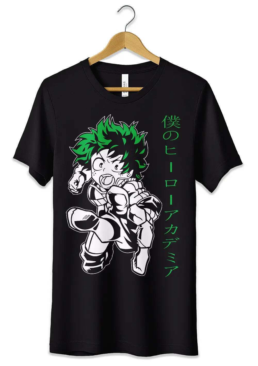 T-Shirt Maglietta My Hero Academia Anime Deku Fans Tshirt Uomo Donna Bambino