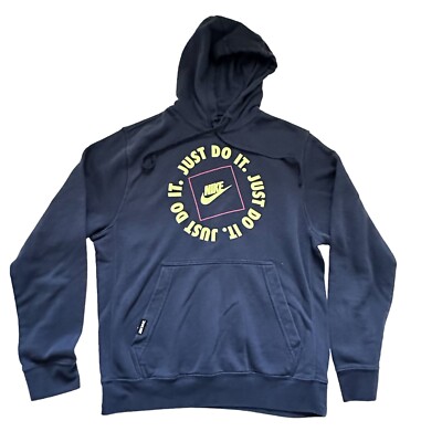 nike just do it blue hoodie