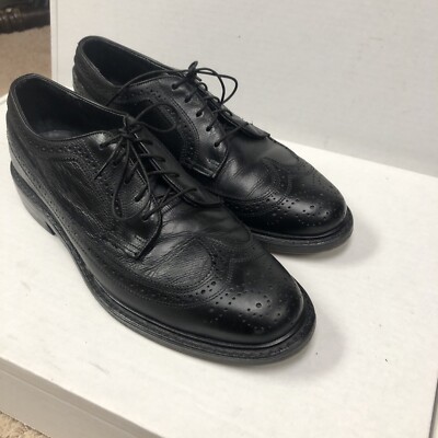 Florsheim Mens Black Leather Wingtip Oxford Dress Shoes Size 11B Wing Tip Midtown Wingtip Oxford Men main image 3