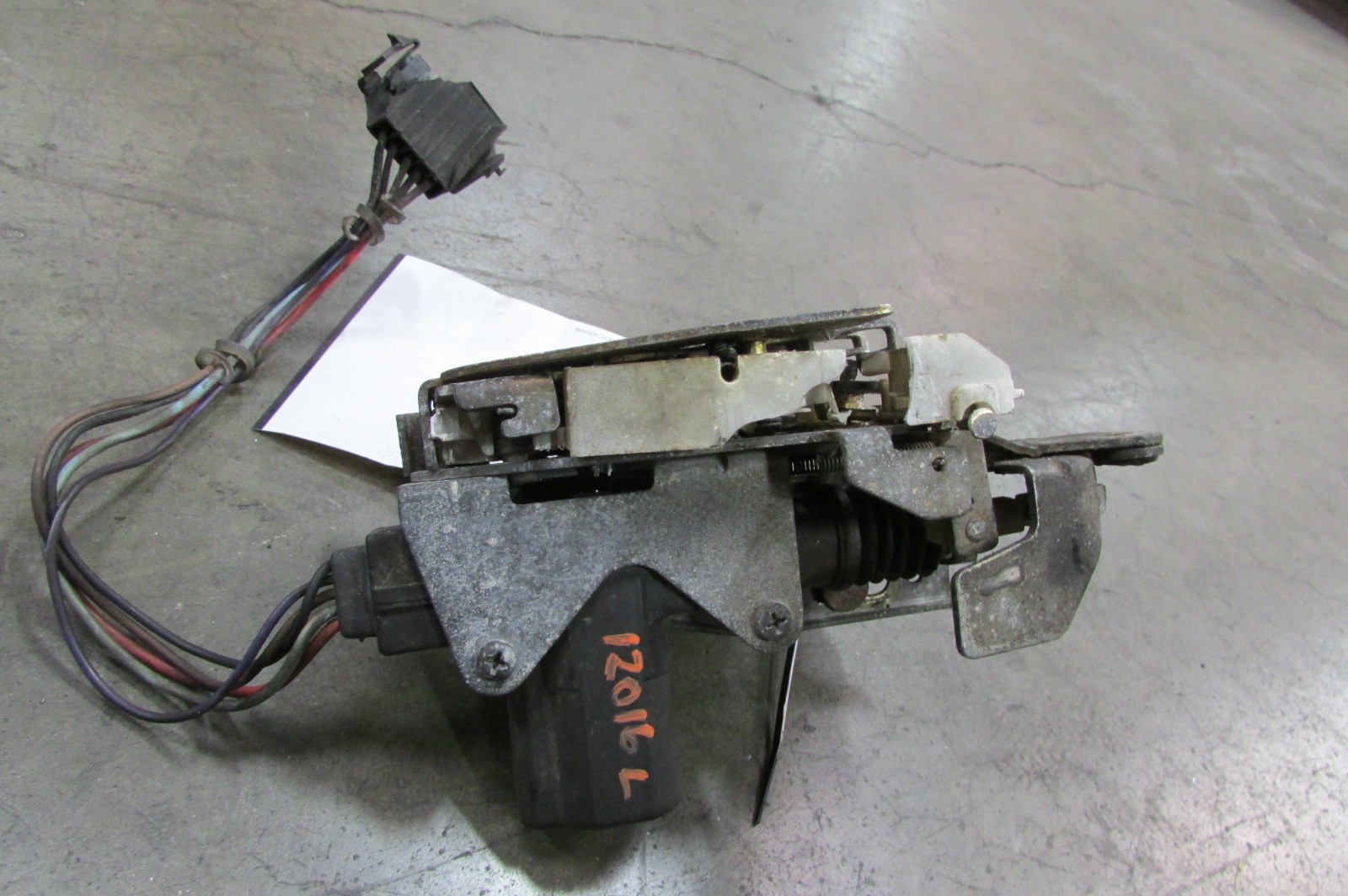 Ferrari 348 Targa LH, Left Door Lock Latch, Burned, P/N 62109400