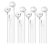 Lot of 50 Wired Earbuds Stereo in-Ear Headsets for Samsung Galaxy s8 s8 s9 s10
