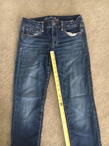 Women’s AMERICAN EAGLE Skinny Jeans Size 6r Regular (32” Length) Stretch - Picture 2 of 8