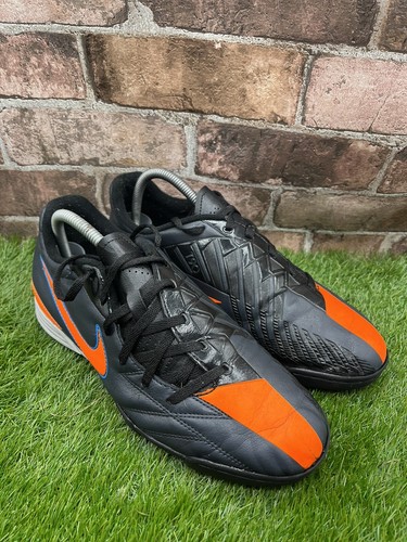 Rare Nike T90 Exacto Iv Men’s Football Trainers Black Orange UK 8.5 459703-084 - Picture 9 of 12