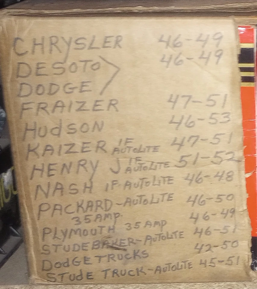 Chrysler Hudson Packard se adapta a muchos (ver descripción) NOS regulador de voltaje 6V 35A 580635 Foto 2 de 2