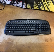 Logitech Cordless Keyboard Black EX 100 Teste...