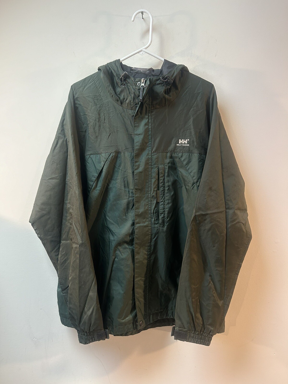 Men’s Helly Hansen Helly Tech Dark Green Packable… - image 1