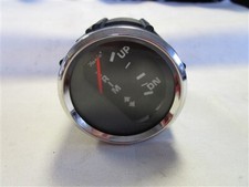 FARIA GPC083A TRIM GAUGE BLACK FACE CHROME BEZEL MARINE BOAT