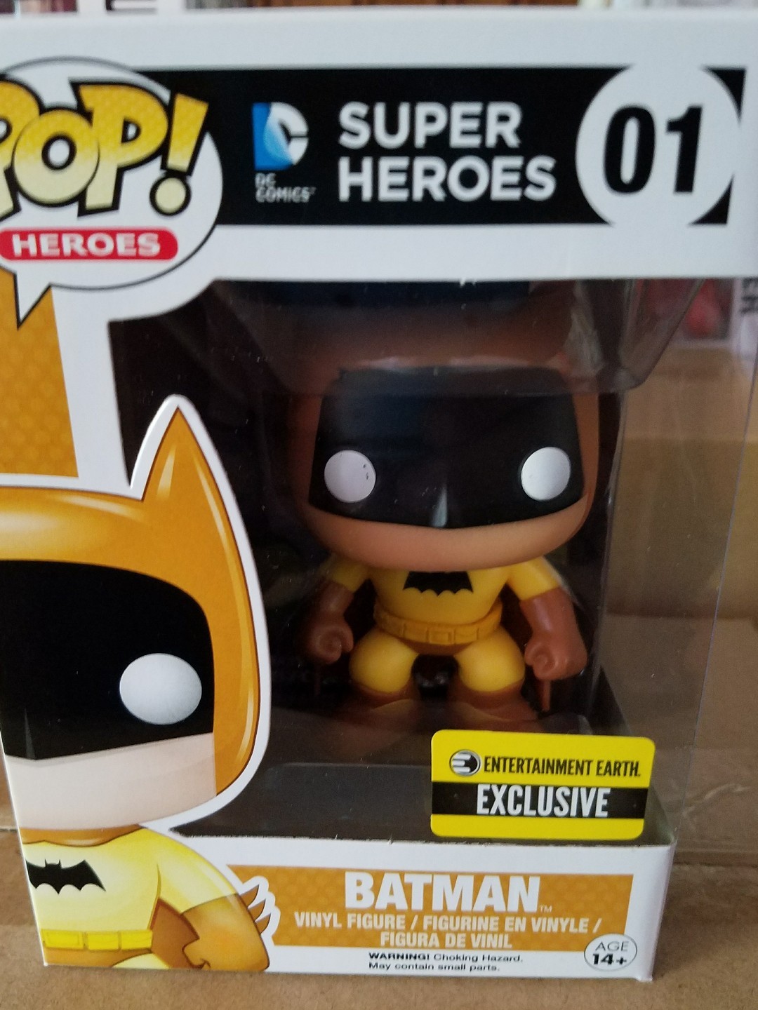 Funko Batman 75th Anniversary Yellow Rainbow Batman Pop! Vin
