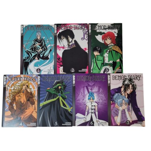 Demon Diary Vol 1-7 Manga by Kara & Lee Chi Hyong Tokyopop Complete Series