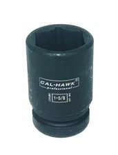 1-5/8" x 1" Dr Deep Impact Socket 6-Point, Made of CR-MO and Taiwan, BSS8158