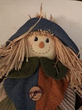 Scarecrow with Welcome sign Door Hanging Halloween Fall Autumn