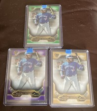 2020 TOPPS TRIPLE THREADS GUERRERO JR GOLD EMERALD PURPLE BASE LOT BLUE JAYS👍