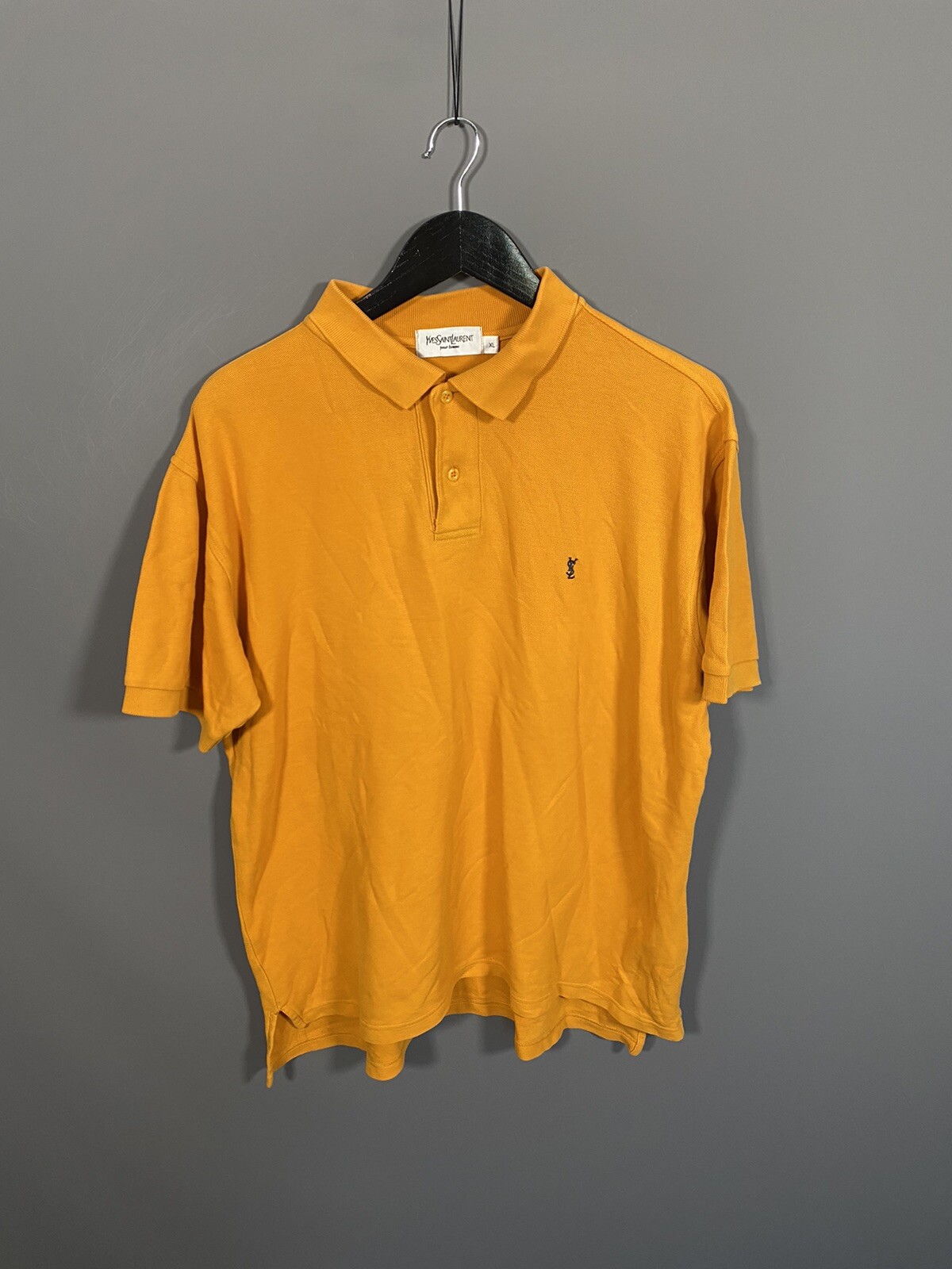 Polo YVES SAINT LAURENT YSL Taglia XL Arancione Ottime condizioni Uomo