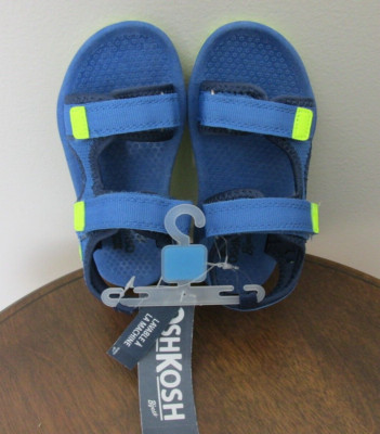 NEW TODDLER BOYS OSHKOSH WASHABLE HORCHATA SANDALS SEE SIZES AND COLORS