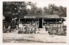 Sulphur Springs Arkansas Wigwam Shop Roadside AR RPPC Photo Postcard COPY