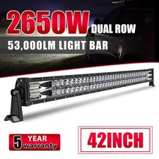 Dual Row 524232 Curved Led Light Bar Spot Flood Offroad Driving Truck 4wd Rzr Dual Row 524232 Curved Led Light Bar Spot Flood Offroad Driving Truck 4wd Rzr