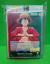 One Piece TCG Factory Sealed Monkey D. Luffy Demo Deck Brand New Post Errata