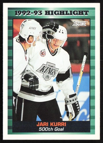 Jari Kurri #446 1993 Score card