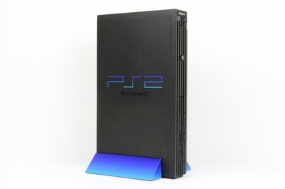 Sony PlayStation 2 PS2 SCPH-50000NB black Console & stand Tested
