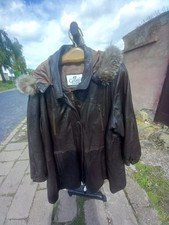 Damen Lederjacke  Größe  49/50