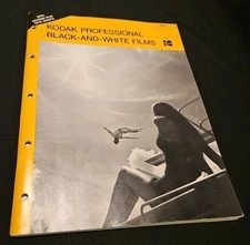 1976 Kodak Professional Black And White Films 61 Page w/ Data Sheets