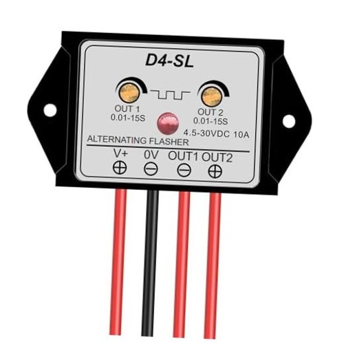 DC 4.5-30V 10A Adjustable Alternating Flasher Relay Module,Dual DC 4.5 ...