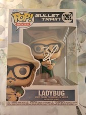 Brad Pitt firmato autografo Funko Pop Ladybug Bullet Train con Holo COA