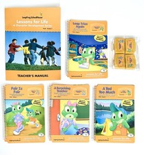 Lot of LeapFrog LeapStart Books w/Cartridges - Lessons for Life, Character Devel