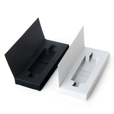 10PCS Perfume Package Box Black Present Box Paper 6x8x1.6cm Universal Bottle