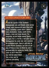 Star Wars: Shadows of the Empire Trading Cards for sale | eBay