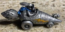 HUDSON FINE PEWTER “CARROT MOBILE”  #3433 RABBIT BUNNY RACE CAR 3.25” NEW NOS