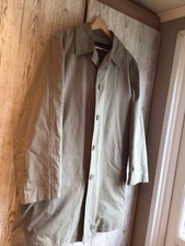 Mens M & S Collezione Light Khaki Mac Trench Coat  Size M