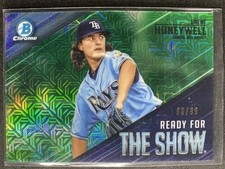 Honeywell, Brent - 2019 Bowman Chrome Mega Box - Ready For The Show-Green-90/99