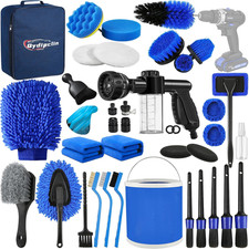 41Pcs Car Detailing Kit, Car Detailing Brush Set, Car Wash Cleaning Kit, Car Det