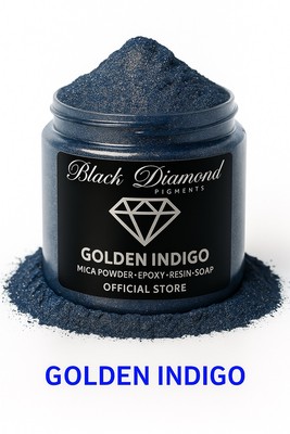 Black Diamond Pigments  | Golden Indigo is a premium professional pigment