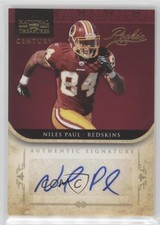 2011 Playoff National Treasures Rookie 34/49 Niles Paul #268 Auto w6g