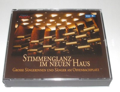 CD BOX MIT 2 CD´s STIMMENGLANZ IM NEUEN HAUS OPER KÖLN OFFENBACHPLATZ WDR 3