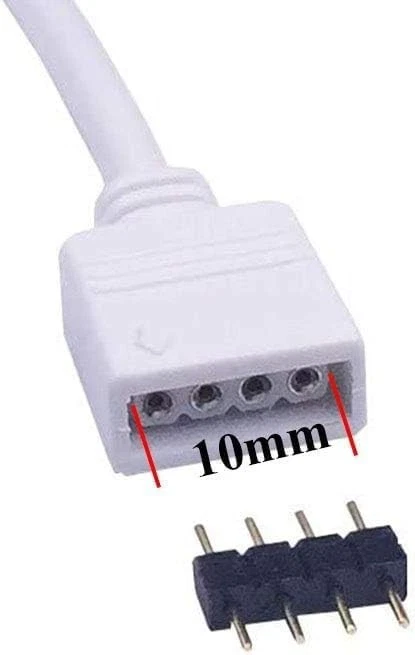 4 Pin LED Splitter Cable - RGB Strip 2 5050/3528  - Image 3 of 4