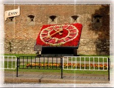 (1960) 23-12-2025 - Flowers Clock - PICS p/c - Ukraine - Lviv