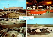 Roissy-en-France, France CHARLES DE GAULLE AIRPORT ca1970s 4X6 Aviation Postcard
