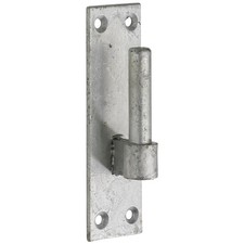 Perry No.140 Hooks on Plates PAIR Gate Hinge Pin 10-19mm Black Galvanised