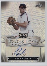 2021 Leaf Metal Draft Future Stars Ryan Cusick #FS-RC1 Auto 1d4b
