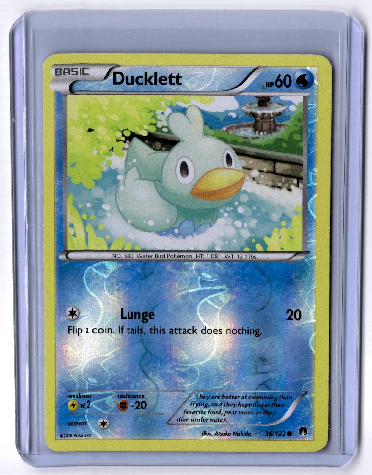 Ducklett 36/122 Common Reverse Holo XY - BREAKpoint NM