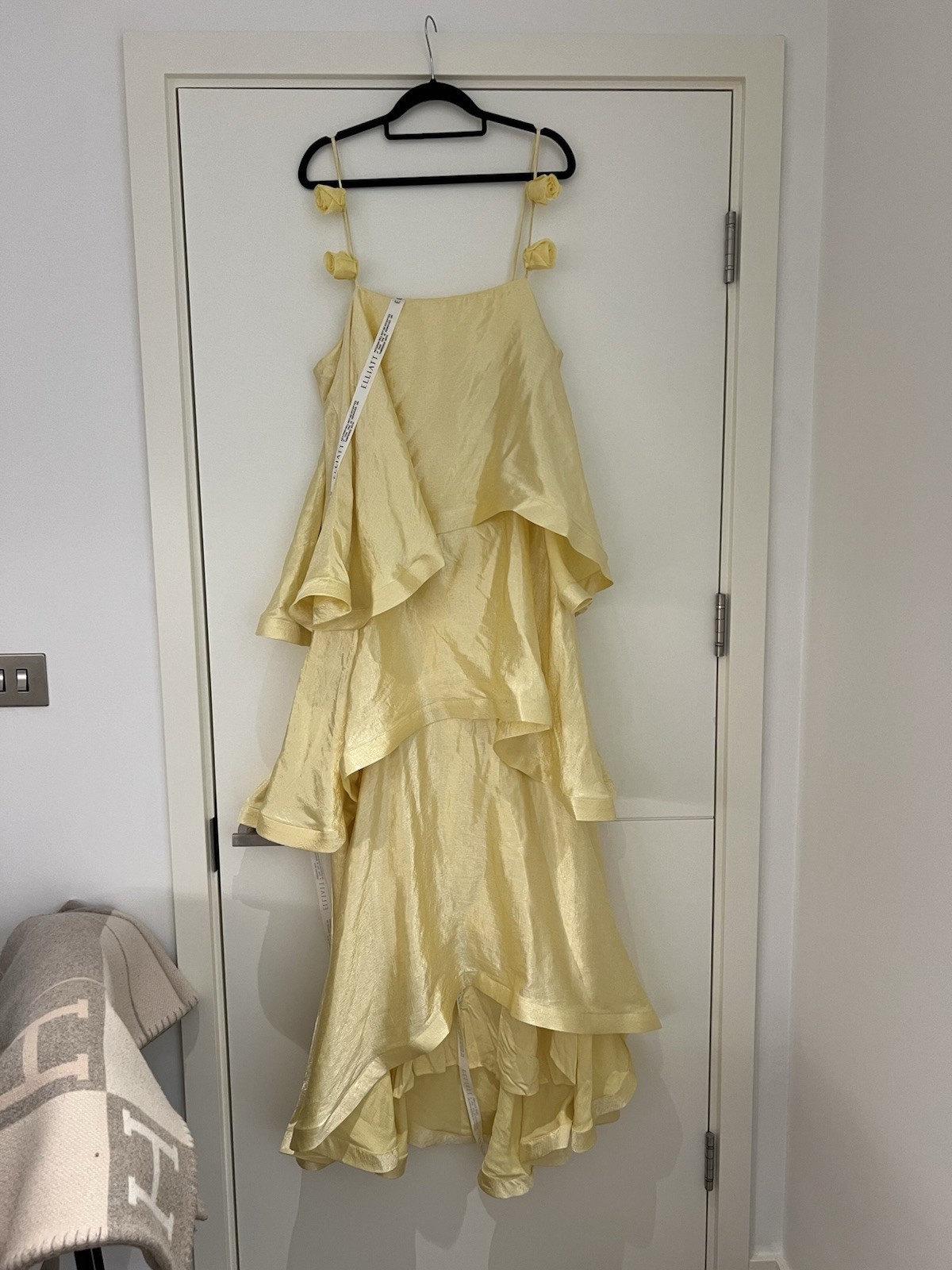 ELLIATT Thalia Gown In Butter Yellow RRP £350 CURRENT SEASON!! SOLD OUT!!!!! image 2