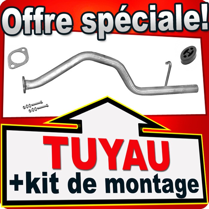 Tuyau intermédiaire Daihatsu Cuore V contre la rouille pour contrôle technique