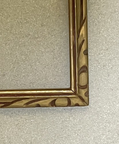 VINTAGE FITs 7”x9” TAOS SCHOOL ARTS & CRAFTS GOLD GILT PORTRAIT PICTURE FRAME - Picture 5 of 9