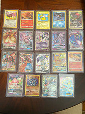 Pokemon TCG Evolutions 19-Card Lot Charizard Flying Pikachu Mewtwo GX Holo