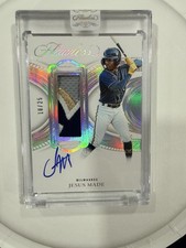 2025 Panini Flawless - Jesus Made - Patch Auto /25 - Brewers - Quad Color Patch!